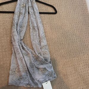 Zara Light Gray Beaded blouse